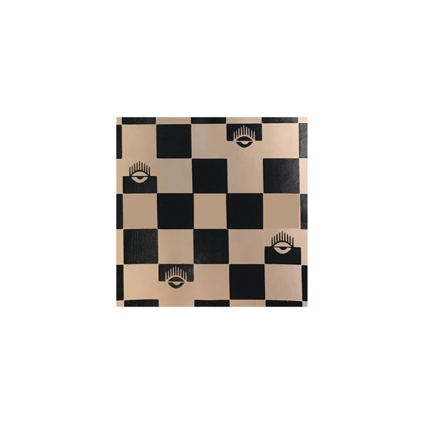 Small tote in paradise mint check