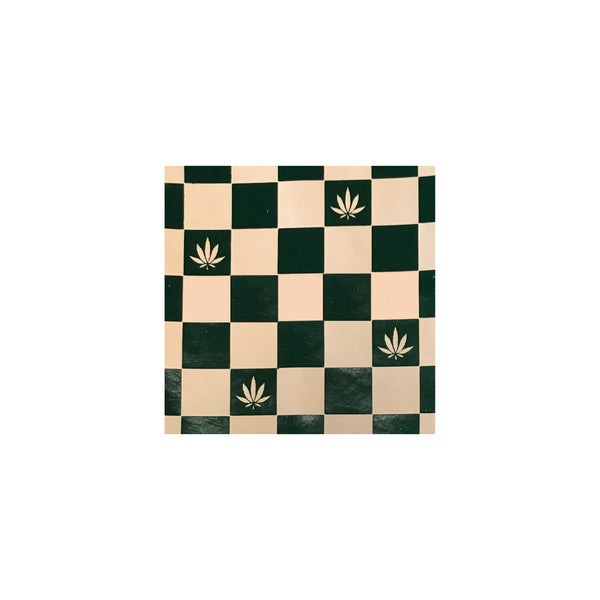 Small tote in paradise mint check